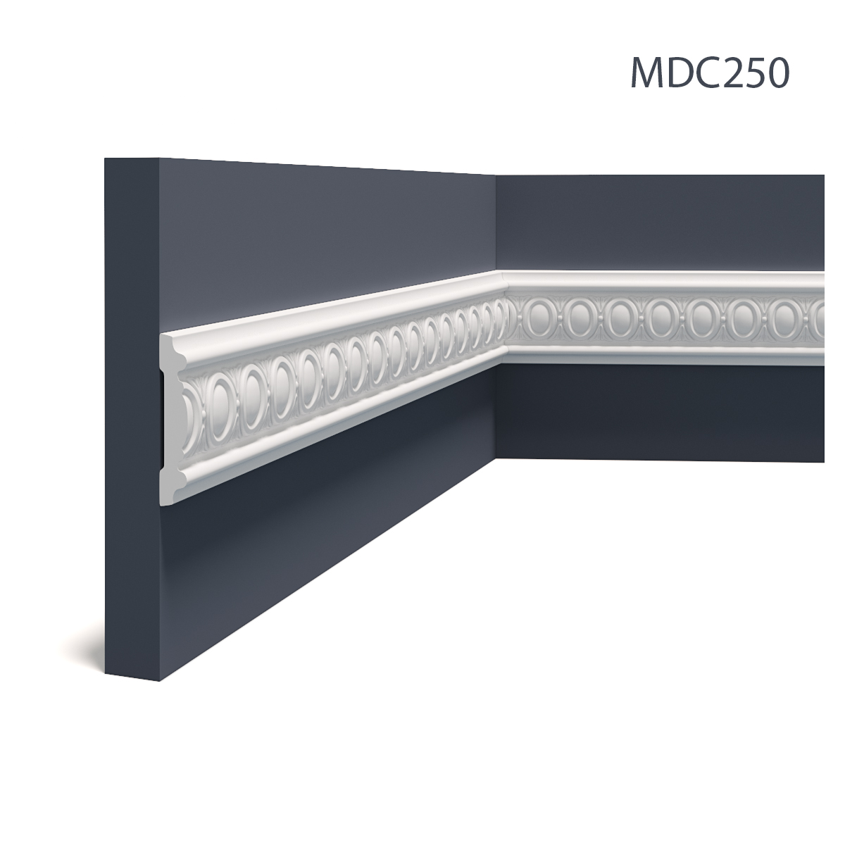 Brau decorativ flexibil MDC250F, 200 X 8.1 X 1.5 cm, Mardom Decor